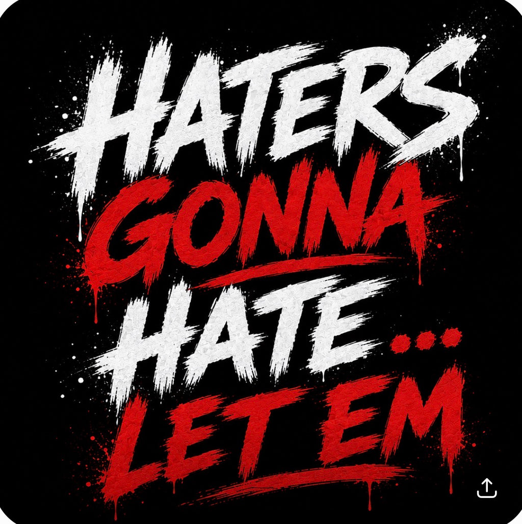 Haters Gonna Hate…Let Them-hot pink shirt la